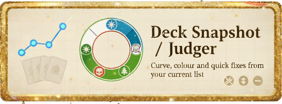 Deck Snapshot / Judger - Click to analyze a decklist
