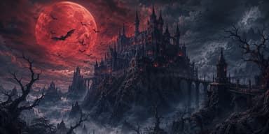 Blood Moon Keep playmat